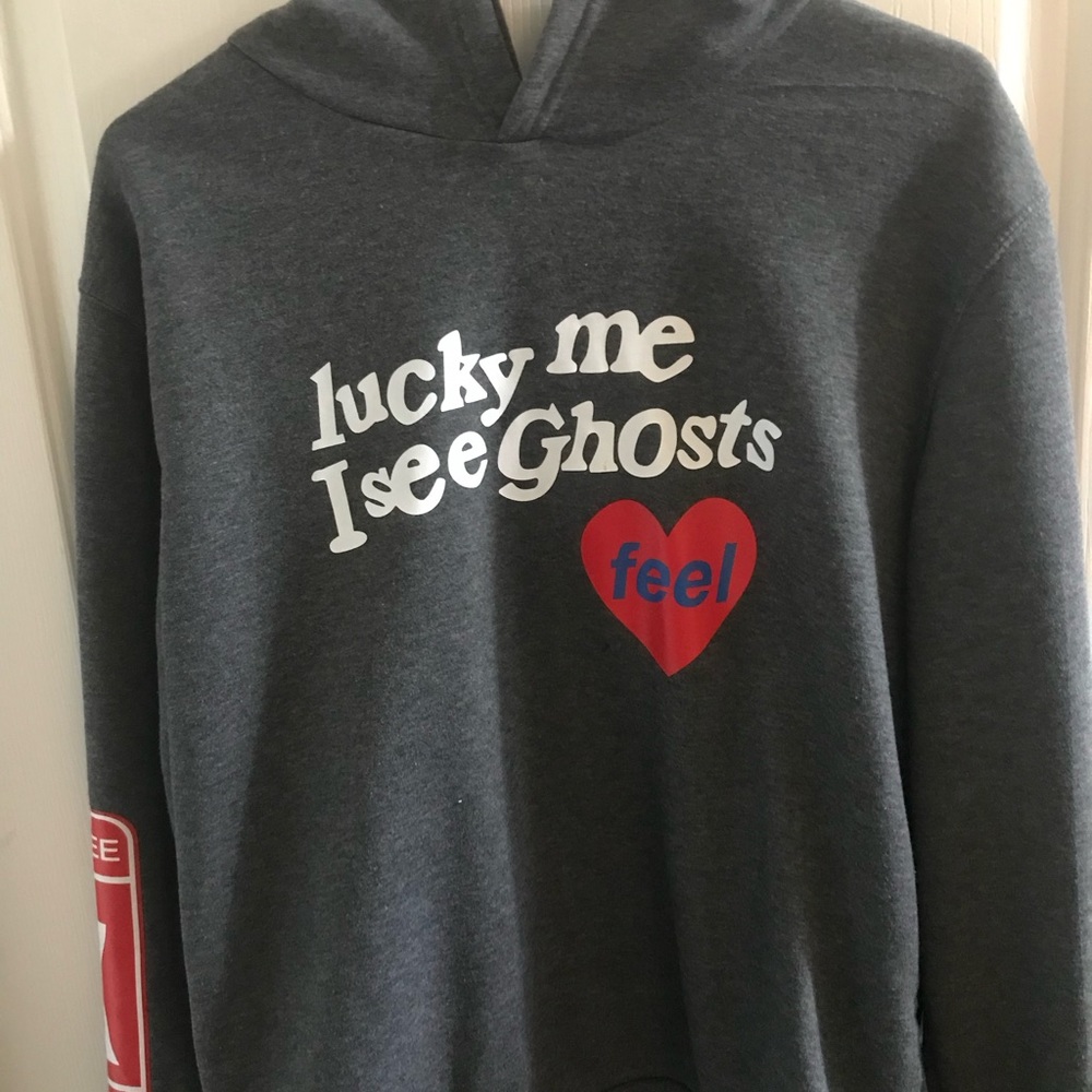 Lucky me I see ghosts hoodie